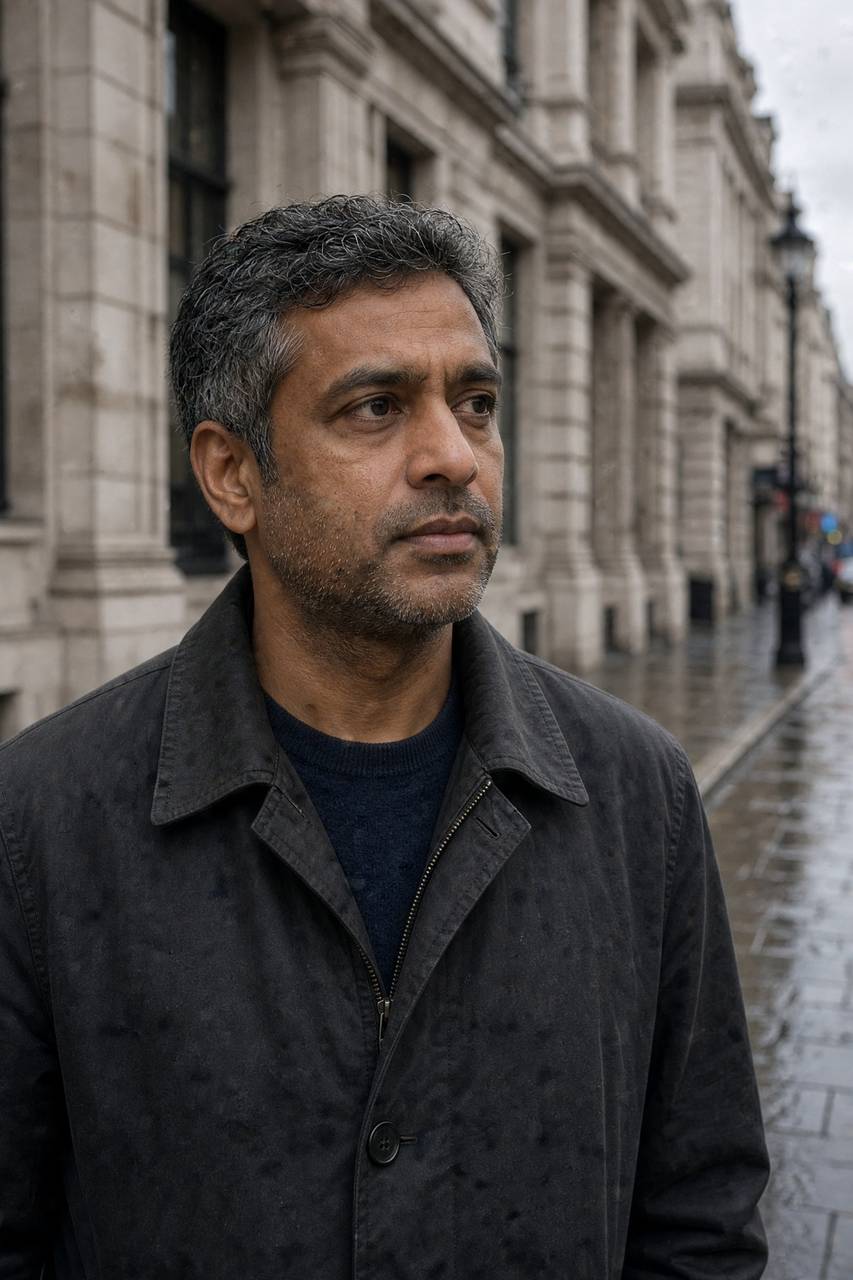 Portrait of Imran Shah, policy correspondent