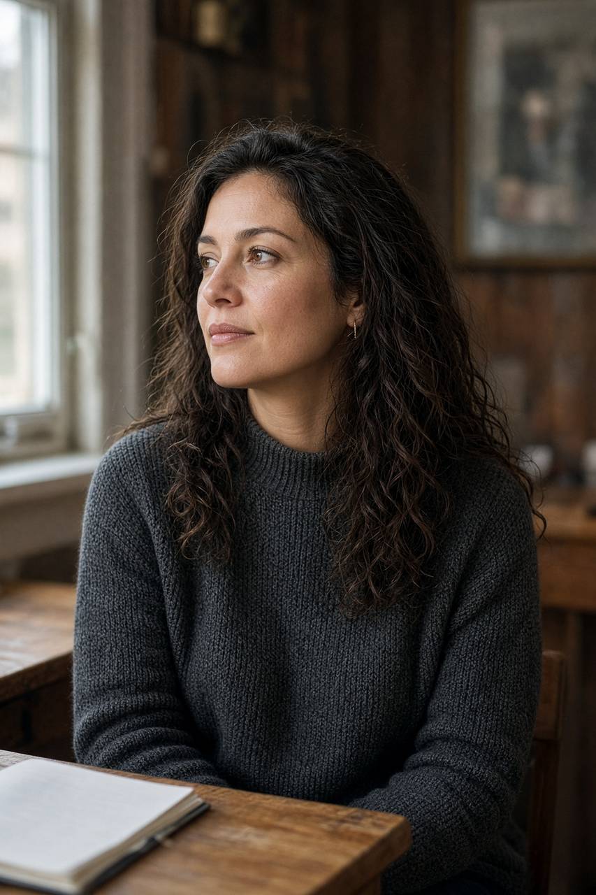 Portrait of Mara Ellison, editor of Cyclonic Realm